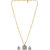 MissMister Gold Plated Invisible Set Synthetic Diamonds Fashion Pendant with Earrings Women