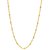 MissMister 24 KT Gold Plated Ball & Rope Design, 22 Inch Chain for Men and Women