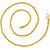 MissMister Gold Plated Cylinder and Ball Shaped Design, Necklace Chain Men Women Fashion