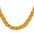 MissMister Yellow Gold Tone 16 inch 5mm Thick Rope Design Chain Necklace for Men and Women