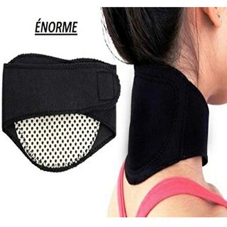 Orthopedic heat belt for neck clearance