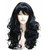 Sellers Destination  Long curly synthetic Hair wig for women (size 30,BLACK)