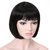 Sellers Destination Short Straight Flapper Bob Heat Friendly Cosplay Party Synthetic Hair Wig (size 10, Black)