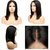 Sellers Destination  Bob Layered Human Hair Wig for Women with Heat Resistant(size 14,Black)