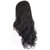Sellers Destination  Synthetic Wig, Women Wig Long Wavy Natural Lace Front Wig for Party(size 30 Black)