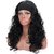 Sellers Destination  Natural Look Realistic Black Synthetic Curly Hair Wigs For Women  Girls(size 22,Black)