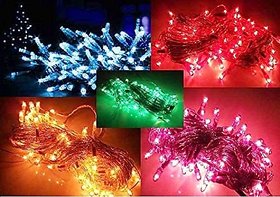 Set of 5 Rice Light Serial String Bulbs (Ladi) Decoration Lighting Multi Color for Festivals