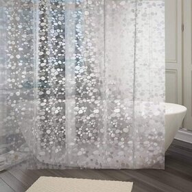 CASA-NEST PVC Waterproof Checkered Shower Curtain - 54X84 Inches