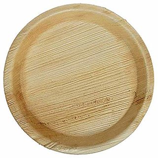                       Eco Cart 10 Inches Round Areca Leaf Disposable Plates                                              