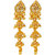 MissMister Gold Finish Faux Kundan Traditional long Jhumki For Girl & Women