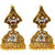 MissMister Gold Finish Flower Design C/Z Classic Rasrawa Jhumki For Women & Girl