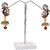 MissMister Gold Finish Rich Meenakari Peacock Drop Fashion Jhumki For Women
