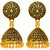 MissMister Gold Finish Rasrawa work Elegant Fashion Jhumki For Women