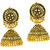 MissMister Gold Finish Antique Faux Kundan Traditional Bridal Designer Unique Jhumki Drop Earrings For Women & Girl