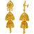MissMister Gold Finish Faux Chandelier long Fashion Jhumki For Women