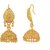 MissMister Gold Finish Traditional Ethnic wedding partywear jhumki Drop Earrings For Women