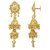 MissMister Gold Finish Double Traditional Stylish Umbrella Designer Jhumki For Women