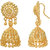MissMister Gold Finish Faux Tradtional Simple Sober And Stylish Jhumki Earring For Women