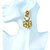 MissMister Gold Finish Traditional Jhumki Hoop Earrings For Women and Girls