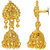 MissMister Gold Plated Faux Kundan Ethnic cute and small earring Jhumki for Women