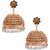 MissMister Gold Finish Mughal Era Stylish Fashion Traditional Jhumka Earrings For Women