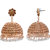 MissMister Gold Finish Mughal Era Stylish Fashion Traditional Jhumka Earrings For Women