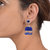 MissMister Gold Finish Blue Beaded Stylish Fashion Jhumki Earring For Women