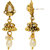 MissMister Gold Finish White Pearl Stud Jhumki Earring jewellery For Women