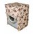 CASA-NEST Floral PVC Front Load Washing Machine Cover - Cream