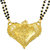 MissMister Gold Plated Brass Heartshape Design Plain Mangalsutra Tanmaniya Ethnic Jewellery Necklace for Women Girls