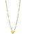 MissMister Gold plated Brass Diamond shape rasrawa work plain handmade Mangalsutra Tanmaniya jewellery necklace for Women