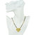 MissMister Gold plated Brass Diamond shape rasrawa work plain handmade Mangalsutra Tanmaniya jewellery necklace for Women