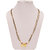 MissMister Gold Plated Brass, Two Laxmi Coin with Black Beaded Traditional Mangalsutra Tanmaniya for Women