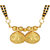 MissMister Gold Plated Brass Double wati Floral Shape Simple 30 Inch Long Traditonal Mangalsutra Tanmaniya Necklace for Women