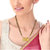 MissMister Gold Plated Brass Double wati Floral Shape Simple 30 Inch Long Traditonal Mangalsutra Tanmaniya Necklace for Women