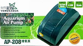 Venus Aqua Aquarium Air Pump.  2 Speed, 2.5 Watt  3.5 L/Min AP-208