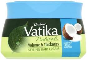 Vatika Volume  Thickness Styling Hair Cream 140ml (Pack Of 1)