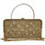 RISH Combo of Handbag and Clutch for Women - Brown ; Gold