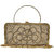RISH Combo of Handbag and Clutch for Women - Brown, Grey  Gold