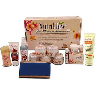 Buy NutriGlow Skin Whitening Treatment Facial Kit with Bleach De