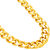 MissMister Gold Finish Super Figaro 14mm/20 Inch/123Gms Chain Necklace Jewellery for Men