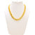 MissMister Gold Finish Super Figaro 14mm/20 Inch/123Gms Chain Necklace Jewellery for Men