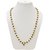 MissMister Gold Plated Rudraksh & Black Bead Necklace Men Women Temple Jewellery