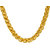 MissMister Gold Plated Brass, Rope Chain Design,Thick, Long and Heavy, 30 Inch, 9mm, 131 GMS Necklace Chain Men Fashion