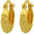 MissMister Gold plated Traditional hoop earrings Women stylish