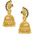MissMister Gold plated Brass Small size Peacock and Pinjara (cage) Design Jhumki for Women girls Traditional
