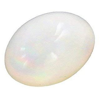 CEYLONMINE- Original White Opal 7.25 rstti Gemstone Astrological IGI Opal/Dudhiya Gemstone For Unsiex CEYLONMINE- Original White Opal 7.25 rstti Gemstone Astrological IGI Opal/Dudhiya Gemstone For Unsiex