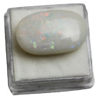                       CEYLONMINE- 8.25 ratti IGI Opal Stone For Astrological Purpose Precious & Original Loose Opal Gemstone For Unsiex                                              