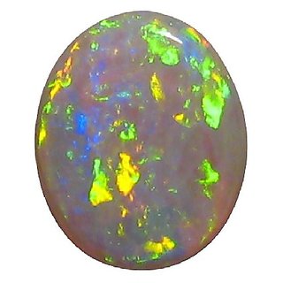                      CEYLONMINE- precious Good Quality 9.25 ratti Opal Gemstone Lab Certified And Effective Loose Gemstone For Unisex                                              