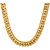 MissMister Gold Finish Super Fashion Jewellery Macho Chain Necklace for Men